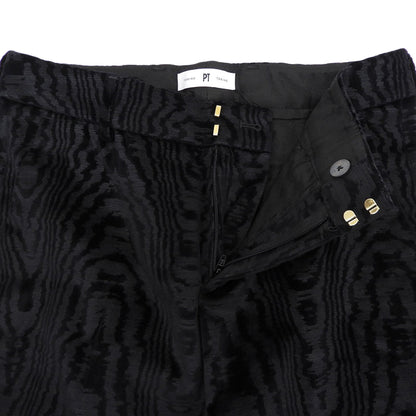 PT TORINO NEW YORK All-over Print Pantalone Bottoms Women's Black 40 Bottoms 40