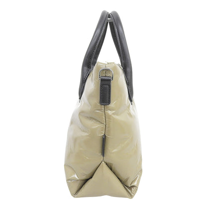 VASIC ヴァジック 美品 CUSH MINI 2WAY ハンドバッグ ショルダーバッグ レディース カーキ×ブラック ハンドバッグ