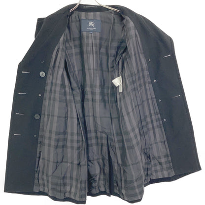 Black FN050-941-09 Angora x Wool Storm Coat Coat 40 Ladies