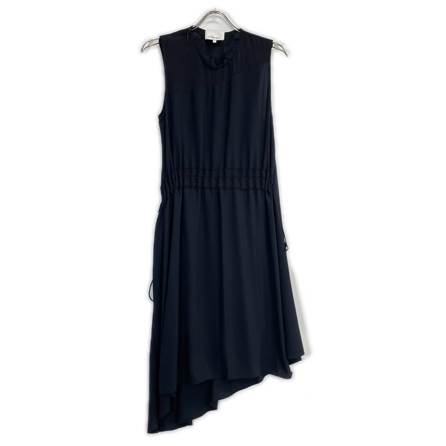 3.1 Phillip lim スリーワンフィリップリム ブラック F115-9656OTS ノースリーブウエストレースワンピース ワンピース