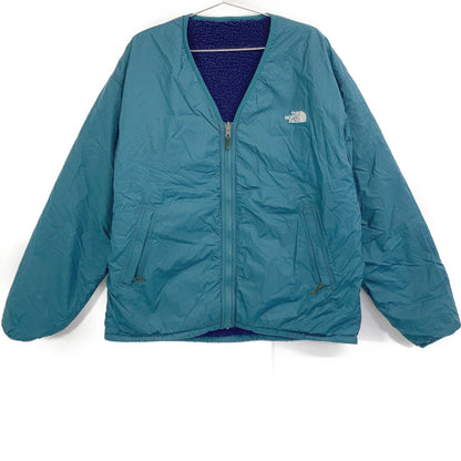 Turquoise/Purple Reversible Extreme Pile Cardigan Jacket L Men's