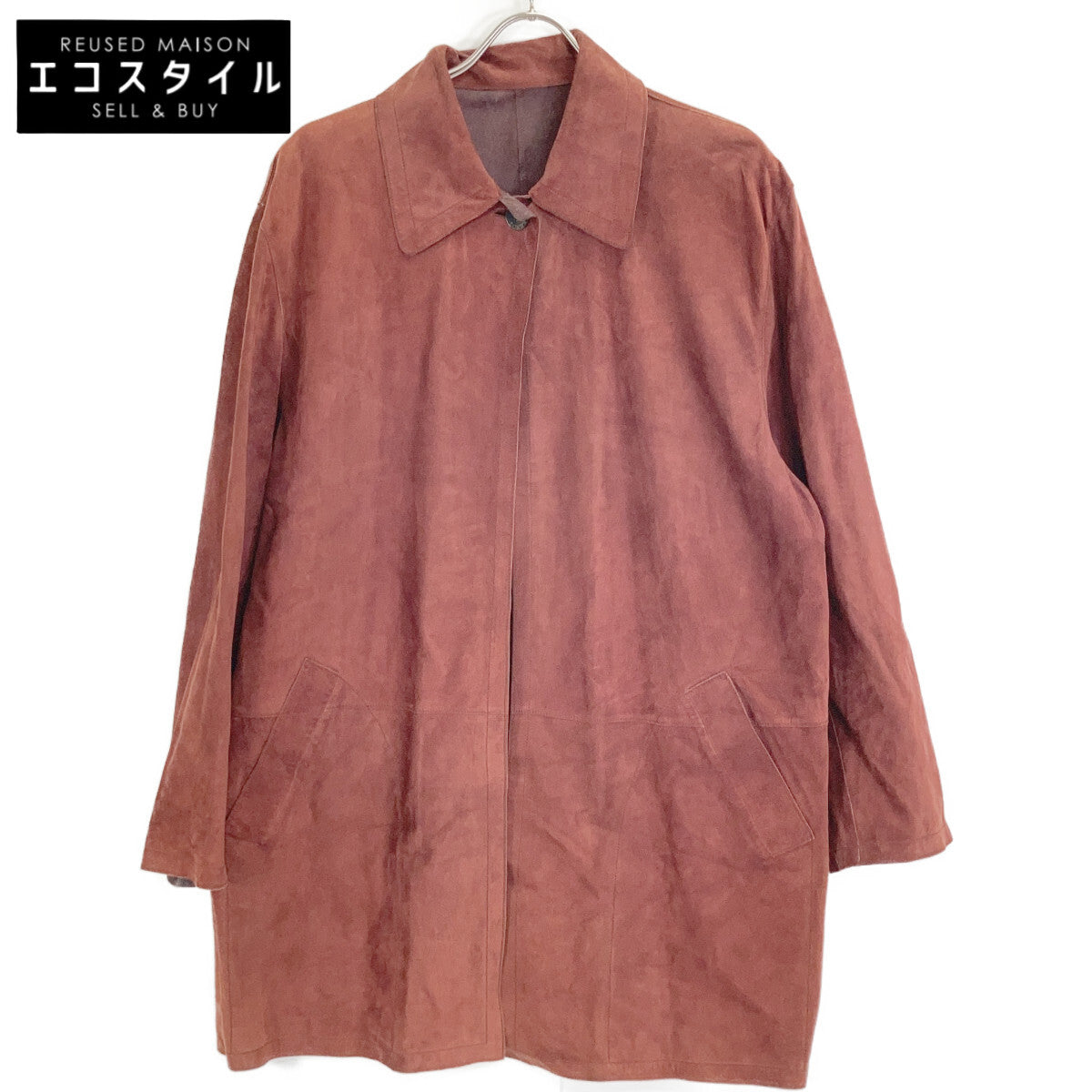 LOEWE Bordeaux 18147 Reversible Leather Coat
