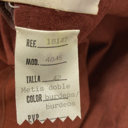 LOEWE Bordeaux 18147 Reversible Leather Coat