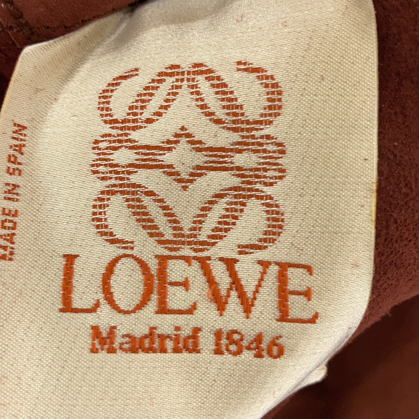 LOEWE Bordeaux 18147 Reversible Leather Coat