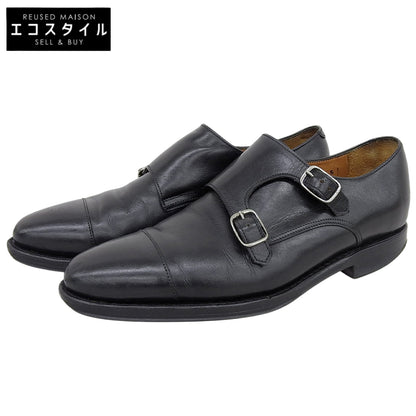 JALAN SRIWIJAYA ジャランスリワヤ レザー モンクストラップ シューズ メンズ ブラック 5 98374 11120 シューズ 5