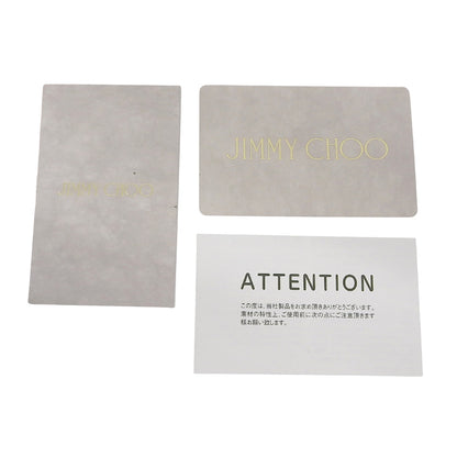 JIMMY CHOO ジミーチュウ 美品 ペガシS パテント エンボス加工 2WAYバッグ ハンドバッグ レディース ブラック ハンドバッグ