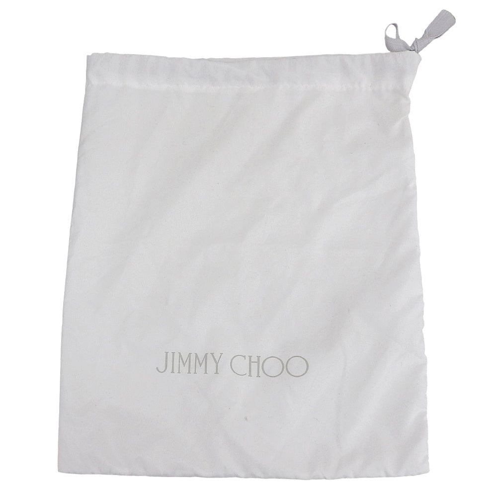 JIMMY CHOO ジミーチュウ 美品 ペガシS パテント エンボス加工 2WAYバッグ ハンドバッグ レディース ブラック ハンドバッグ