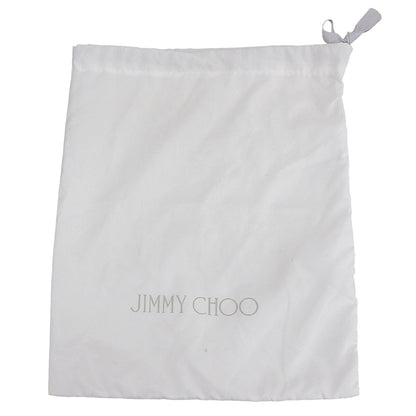 JIMMY CHOO ジミーチュウ 美品 ペガシS パテント エンボス加工 2WAYバッグ ハンドバッグ レディース ブラック ハンドバッグ