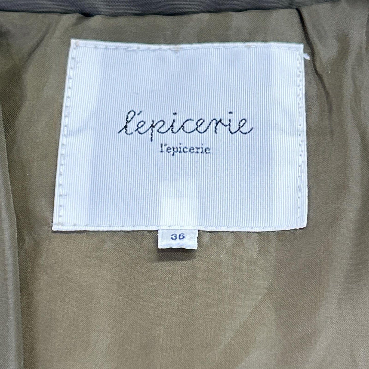 l'epicerie by aquagirl レピスリーバイアクアガール カーキ 129-97303 ダウンコート コート