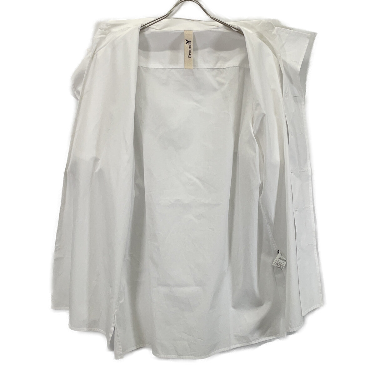 Ground Y White GS-B07-001 Cotton Shirt Top