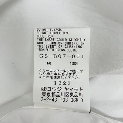 Ground Y White GS-B07-001 Cotton Shirt Top