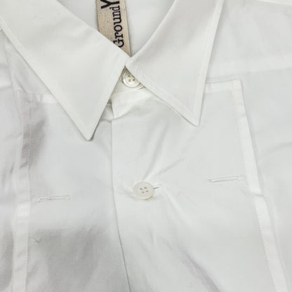 Ground Y White GS-B07-001 Cotton Shirt Top