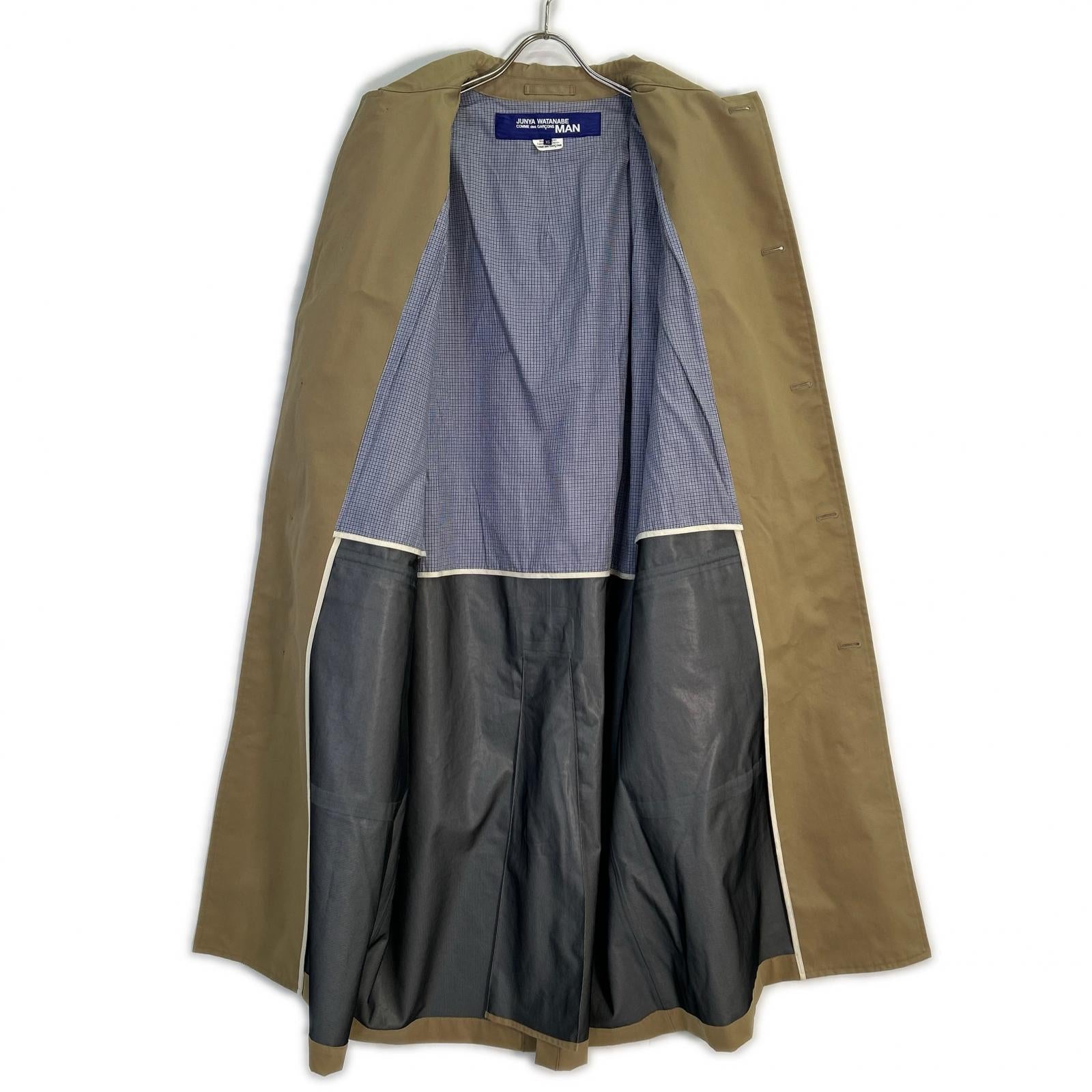 JUNYA WATANABE MAN ジュンヤワタナベマン ベージュ 2019AW WD-C009 コットンギャバジン ステンカラーコート コート