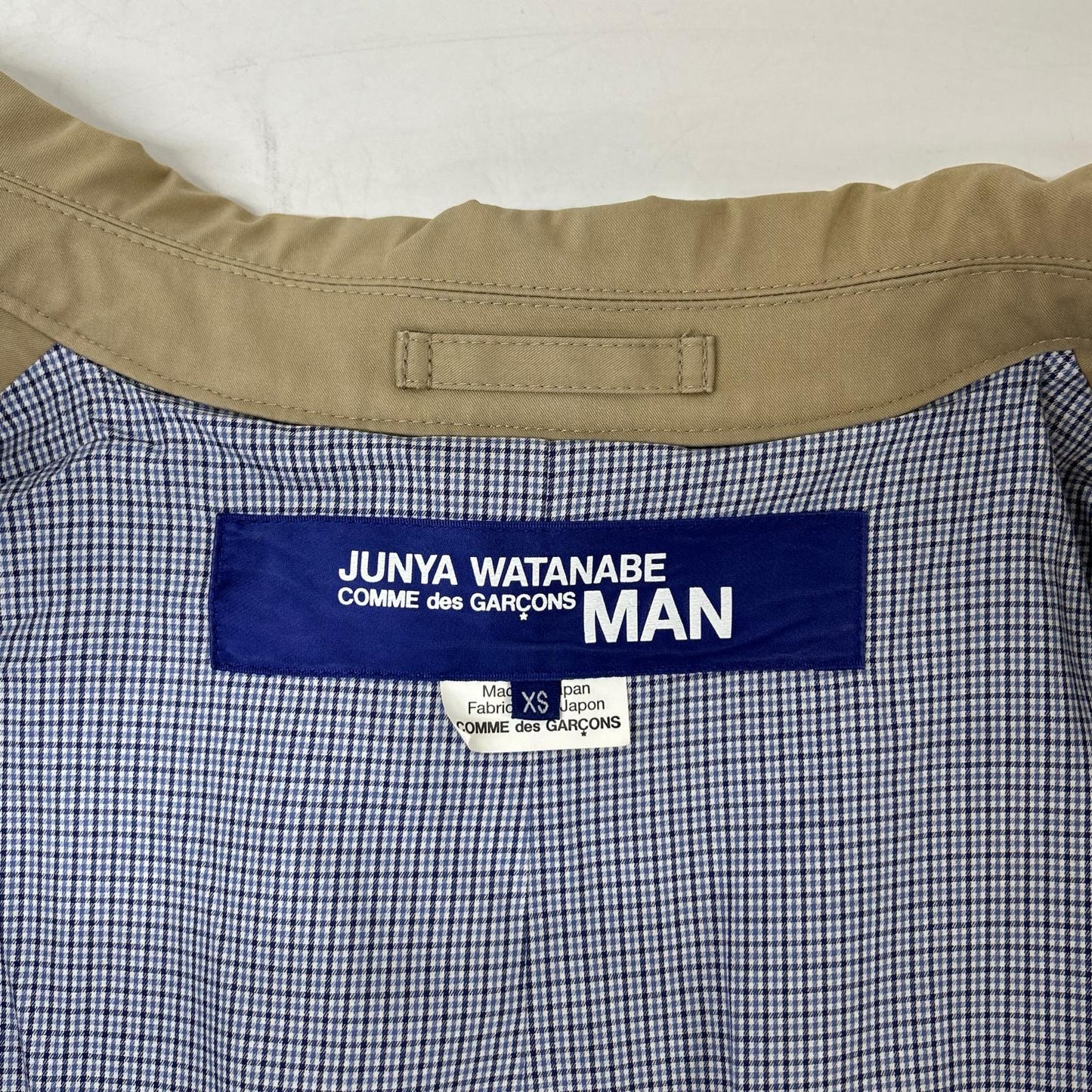 JUNYA WATANABE MAN ジュンヤワタナベマン ベージュ 2019AW WD-C009 コットンギャバジン ステンカラーコート コート
