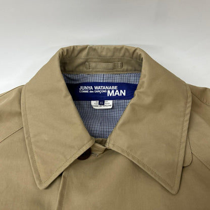 JUNYA WATANABE MAN ジュンヤワタナベマン ベージュ 2019AW WD-C009 コットンギャバジン ステンカラーコート コート