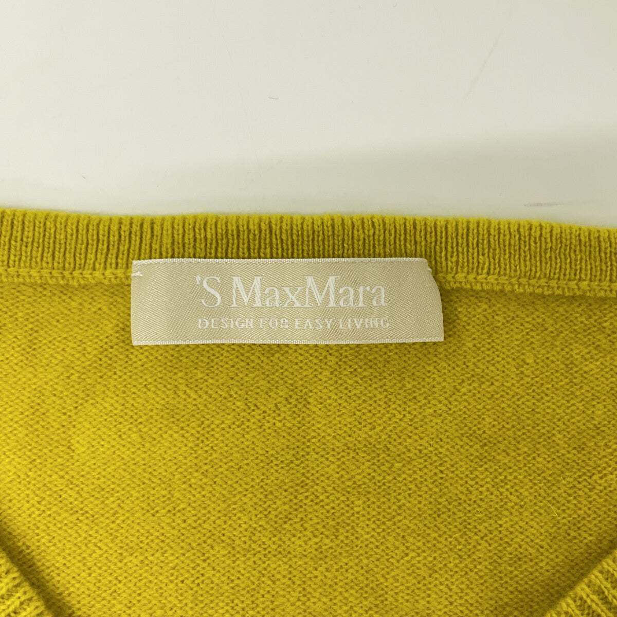 S MaxMara エスマックスマーラ 【新品同様/国内正規】936103410750 カシミヤ Vネック ニットセーター/ トップス