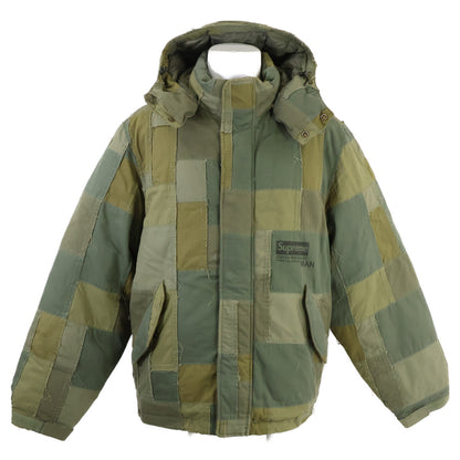 Supreme x JUNYA WATANABE MAN [Excellent] Patchwork Hooded Down Jacket L Men's