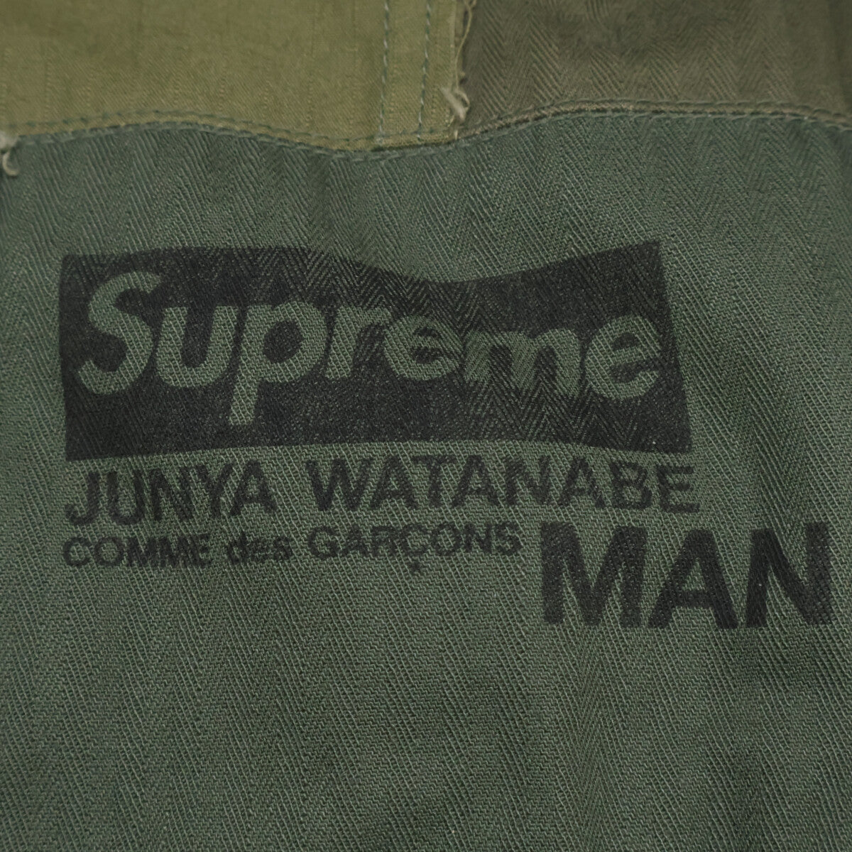 Supreme x JUNYA WATANABE MAN [Excellent] Patchwork Hooded Down Jacket L Men's