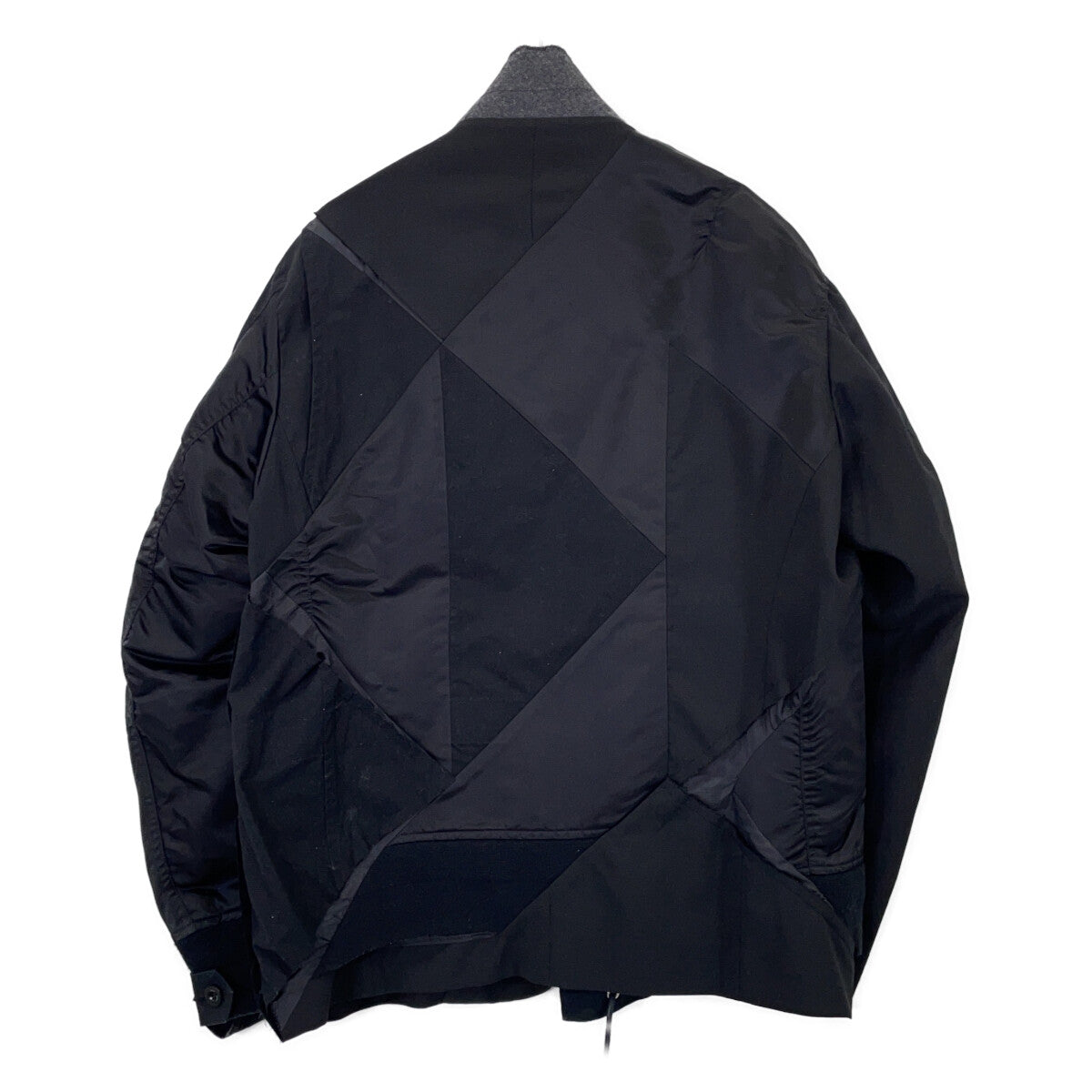 sacai Black x Hank Willis Thomas 21-02446M Solid Mix Blouson Jacket