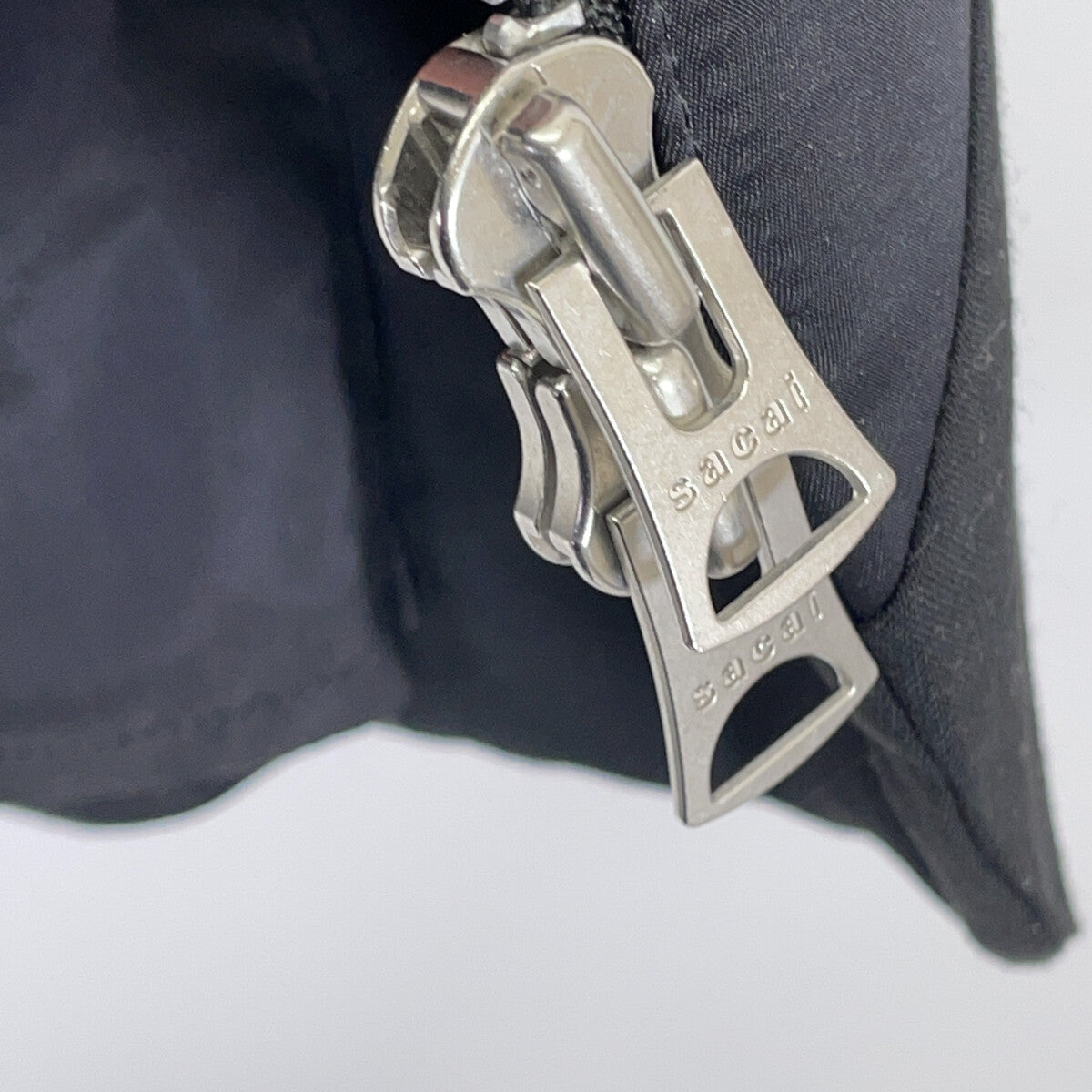 sacai Black x Hank Willis Thomas 21-02446M Solid Mix Blouson Jacket