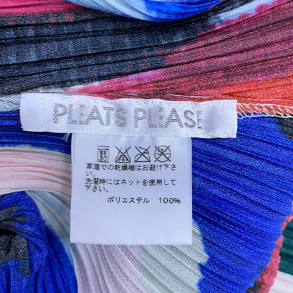 PLEATS PLEASE プリーツプリーズ マルチカラー PP51-JT547 Vネック トップス トップス