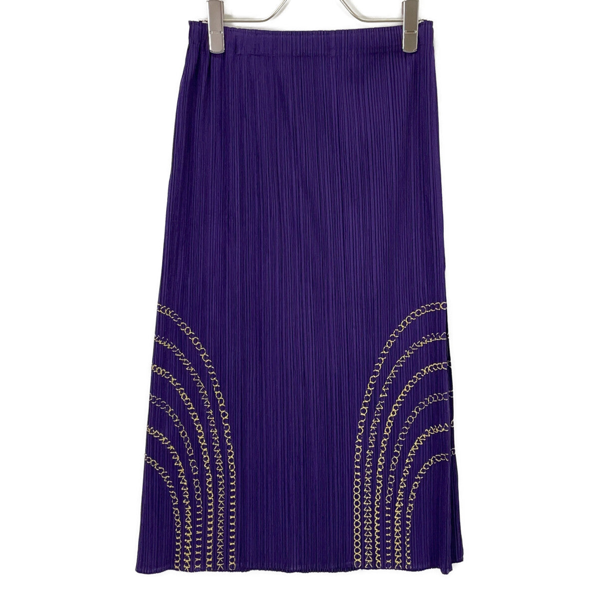 PLEATS PLEASE Purple/Gold PP03-JG661 Skirt Skirt