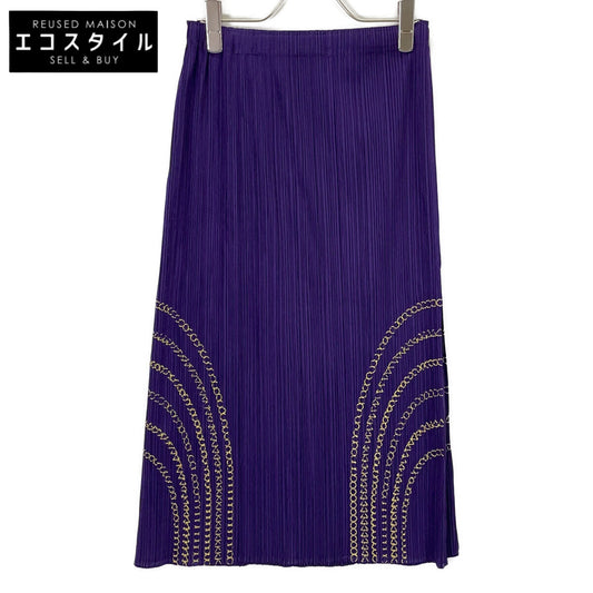 PLEATS PLEASE Purple/Gold PP03-JG661 Skirt Skirt