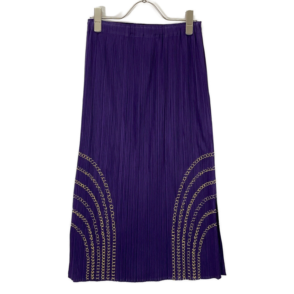 PLEATS PLEASE Purple/Gold PP03-JG661 Skirt Skirt