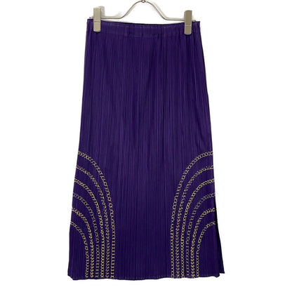 PLEATS PLEASE Purple/Gold PP03-JG661 Skirt Skirt