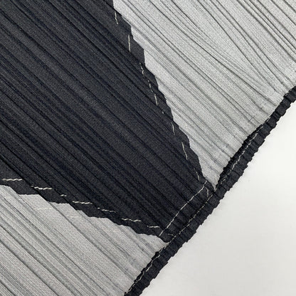 PLEATS PLEASE Pleats Please Black/Grey PP93-JG641 Geometric Skirt Skirt