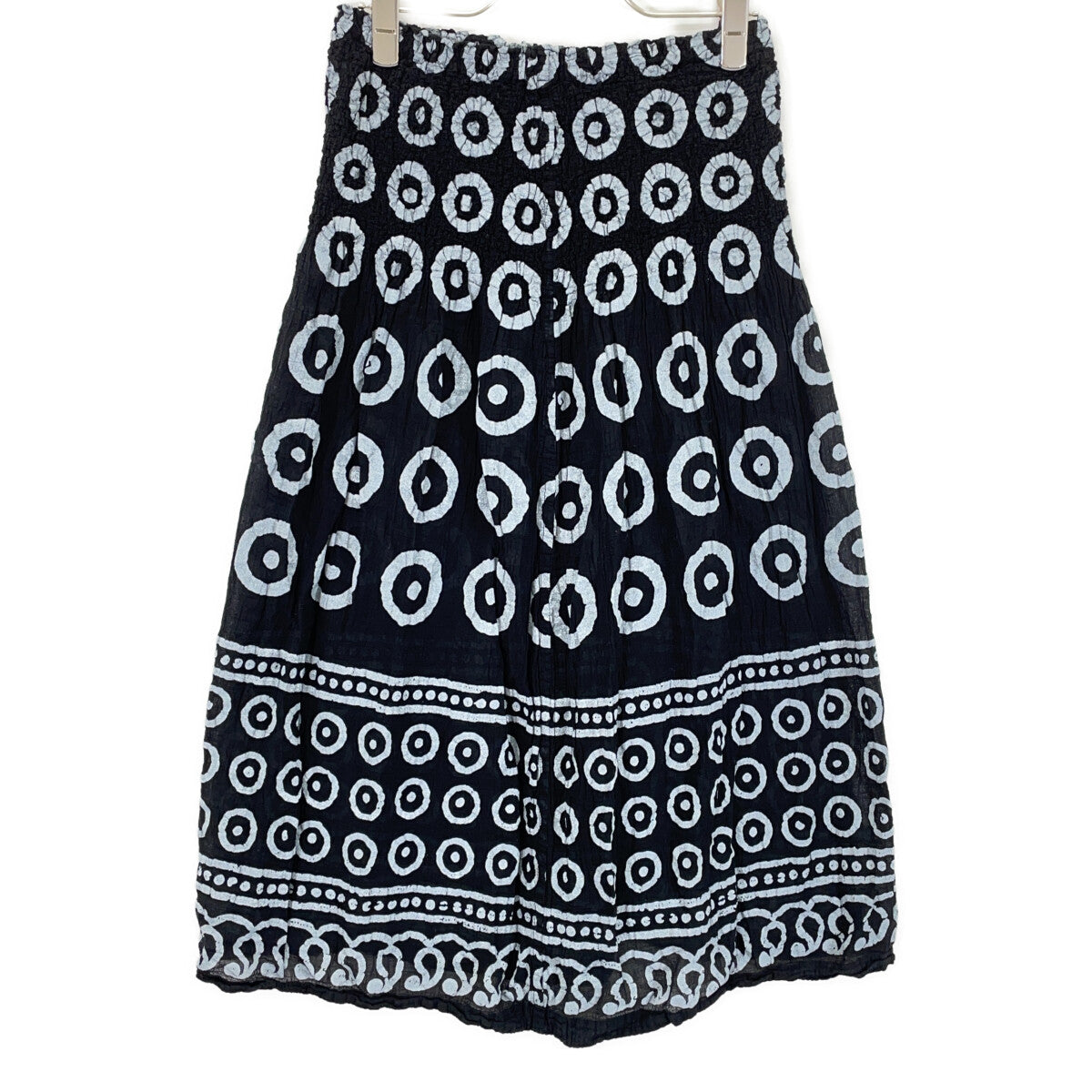 me ISSEY MIYAKE Black Patterned MI32-FG592 Skirt Skirt
