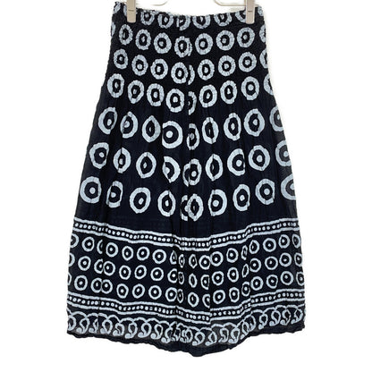 me ISSEY MIYAKE Black Patterned MI32-FG592 Skirt Skirt