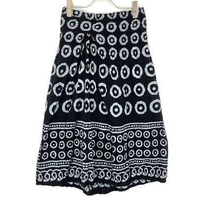 me ISSEY MIYAKE Black Patterned MI32-FG592 Skirt Skirt
