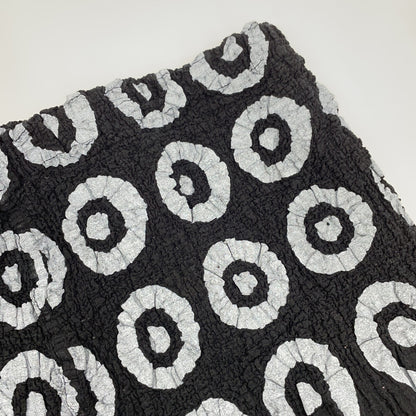 me ISSEY MIYAKE Black Patterned MI32-FG592 Skirt Skirt