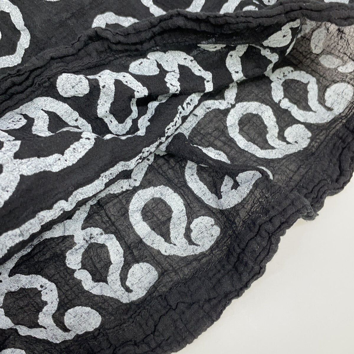 me ISSEY MIYAKE Black Patterned MI32-FG592 Skirt Skirt