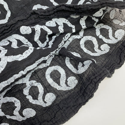 me ISSEY MIYAKE Black Patterned MI32-FG592 Skirt Skirt