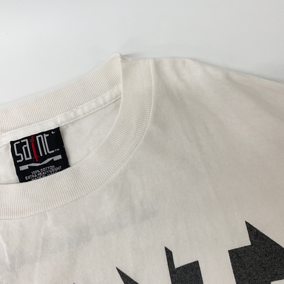 SAINT MICHAEL White SM-HR1-0000-018 SAINT T-shirt Tops