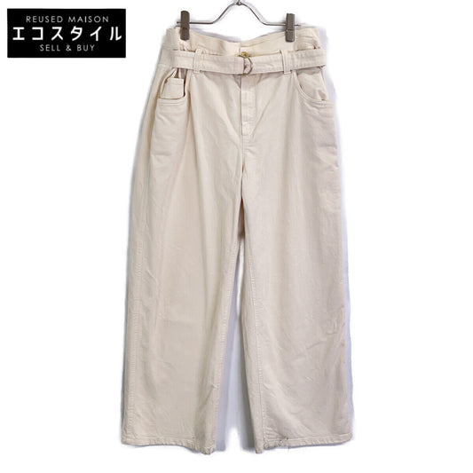 BRUNELLO CUCINELLI 布鲁奈罗·库奇内利 象牙色 M0H43P5737 九分裤 五袋裤 下装