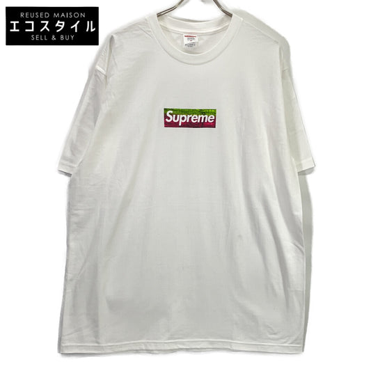 Supreme シュプリーム ホワイト Los Angeles Fire Relief Box Logo Tee トップス