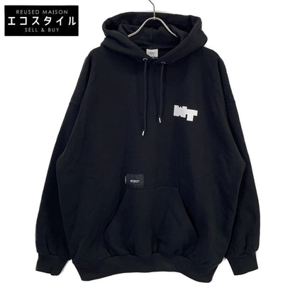 WTAPS PAVILION HOODY Pullover Sweatshirt Tops 04 Black