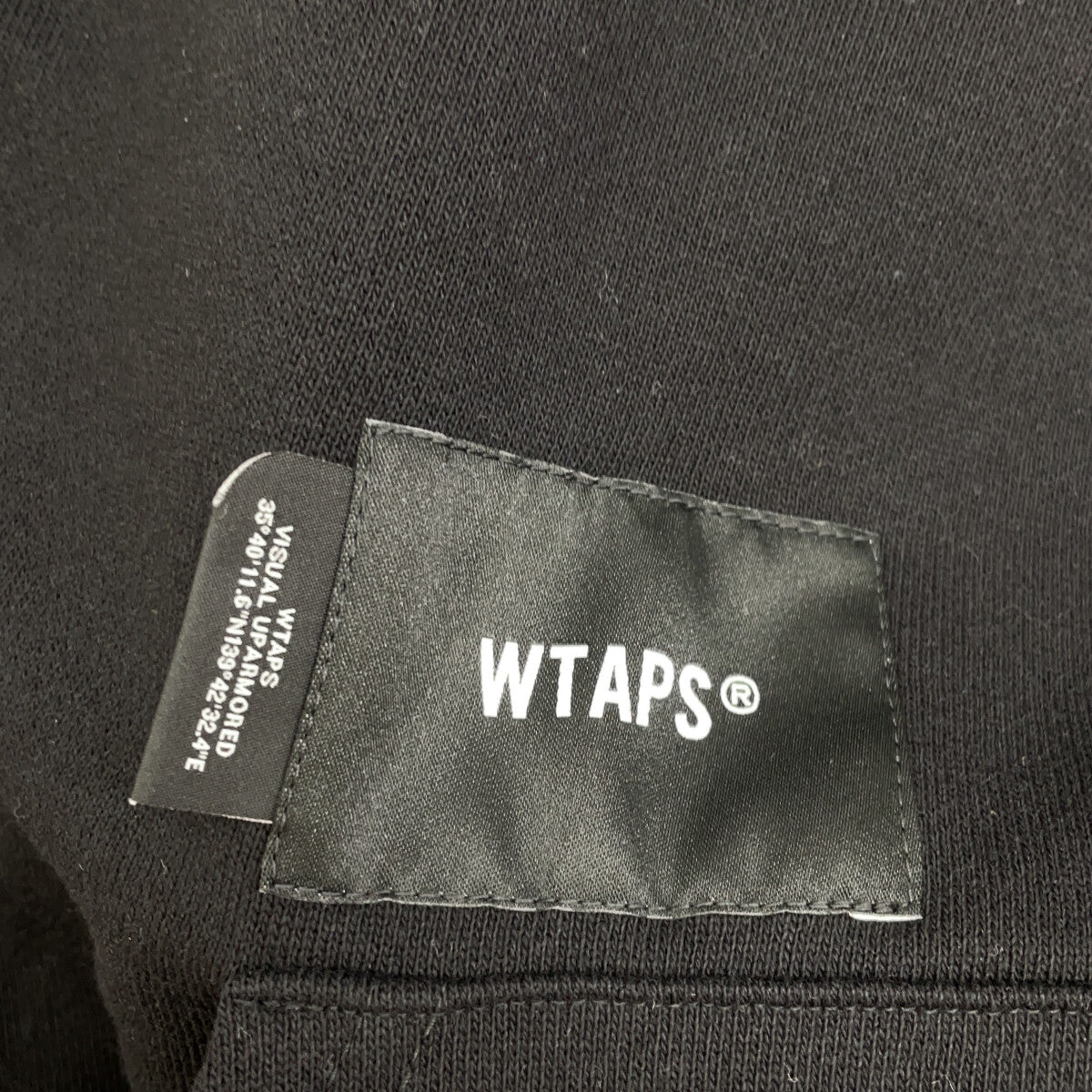 WTAPS PAVILION HOODY Pullover Sweatshirt Tops 04 Black