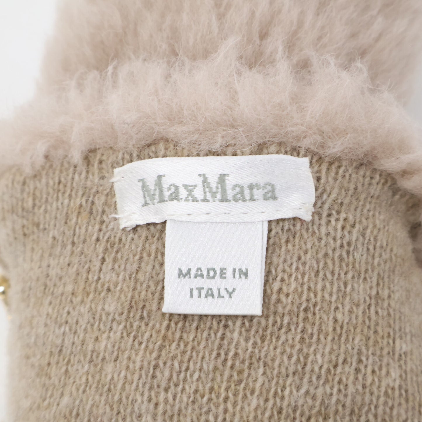 Max Mara マックスマーラ 【美品/国内正規】456607136 テディベア ミトン グローブ SM