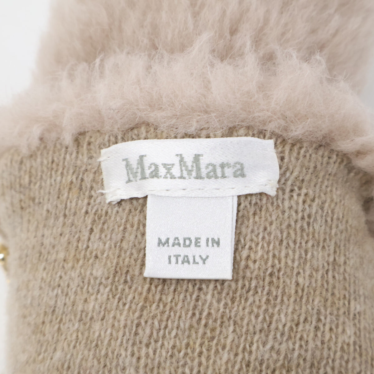 Max Mara マックスマーラ 【美品/国内正規】456607136 テディベア ミトン グローブ