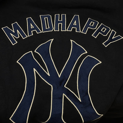 madhappy x 纽约扬基 藏青色 UK0116047 弧形徽标连帽衫 上衣 M