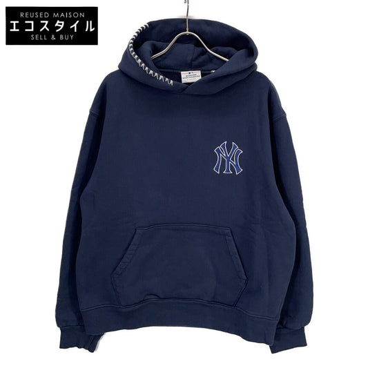 madhappy マッドハッピー ×New York Yankees ﾈｲﾋﾞｰ UK0116047 ｱｰﾁﾛｺﾞ ﾌｰﾃﾞｨ トップス M