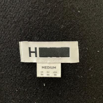 H BEAUTY＆YOUTH 黑色 羊毛羊绒 麦尔登呢 工装夹克 M