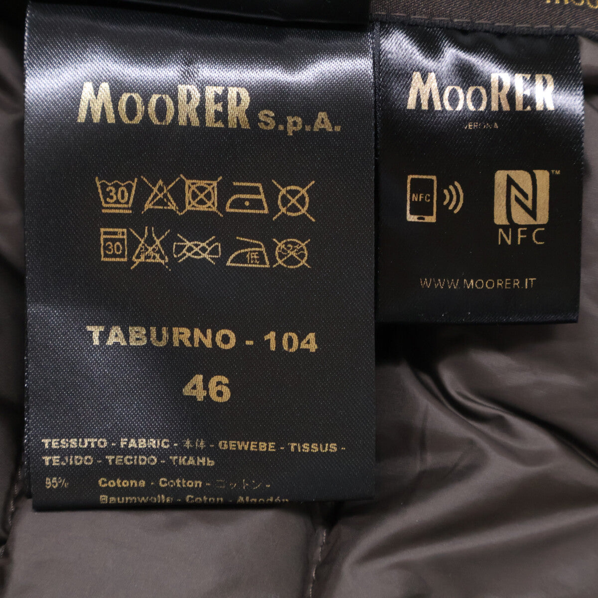 MOORER ムーレー 【美品】TABURNO-104 3rdデニム ダウンジャケット ジャケット