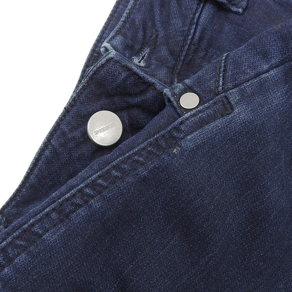DIESEL ディーゼル FAYZA-NE 色落ち加工 ストレッチパンツ ボトムス メンズ ネイビー W25 ボトムス