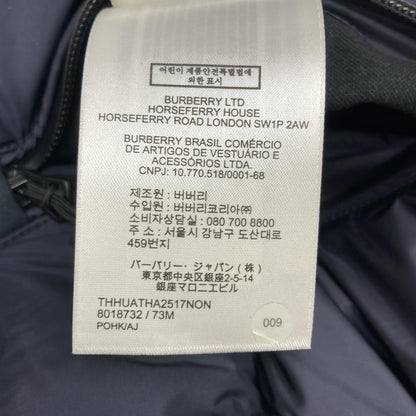 BURBERRY バーバリー 8018732 ネイビー ロックウェル ノバチェック ダウンジャケット ジャケット