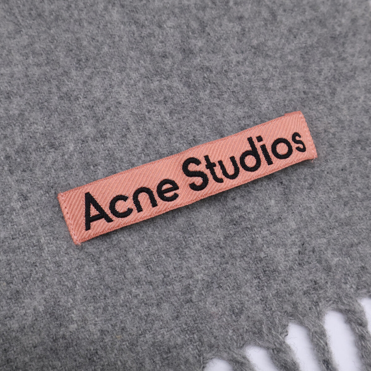 ACNE STUDIOS アクネ ストゥディオズ CA0102 フリンジ ウール スカーフ マフラー 200 x 70 cm
